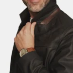 Zephyr Men’s Soft Leather Jacket – view 4