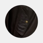 Atlas: Men’s Brown Leather Bomber Jacket – view 3
