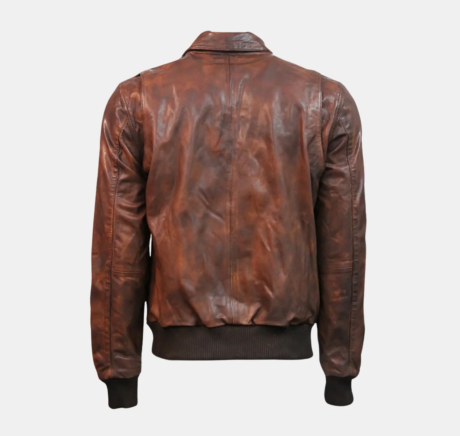 Flying Falcon Leather Jacket - Image 2