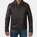 Hawthorn Dark Brown Cowhide Leather Jacket – view 3