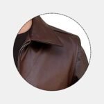 Lancaster Brown Leather Bomber Jacket – view 5