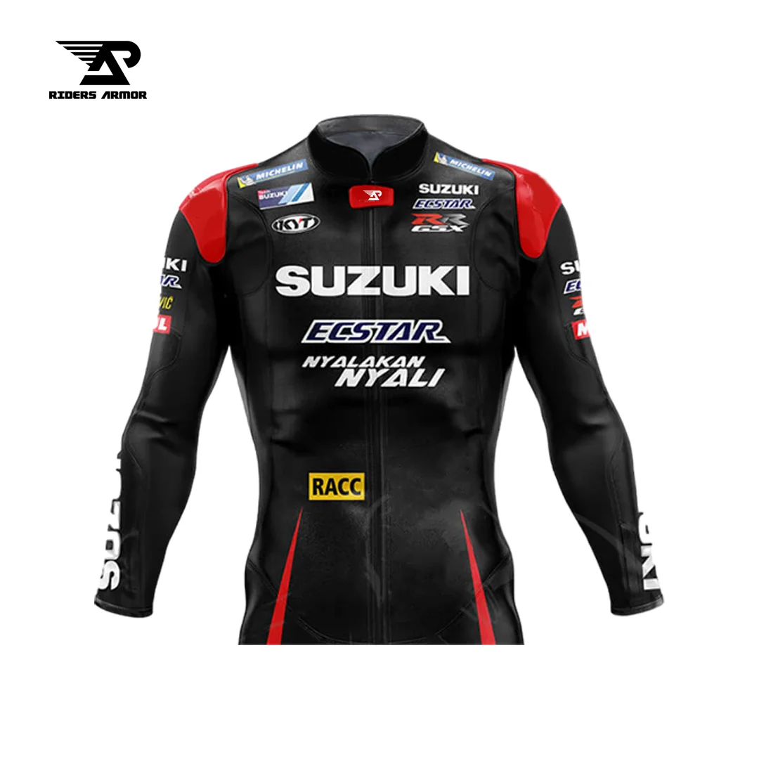Suzuki Aleix Espargaro 2016 GSXR Real Leather Biker Suit
