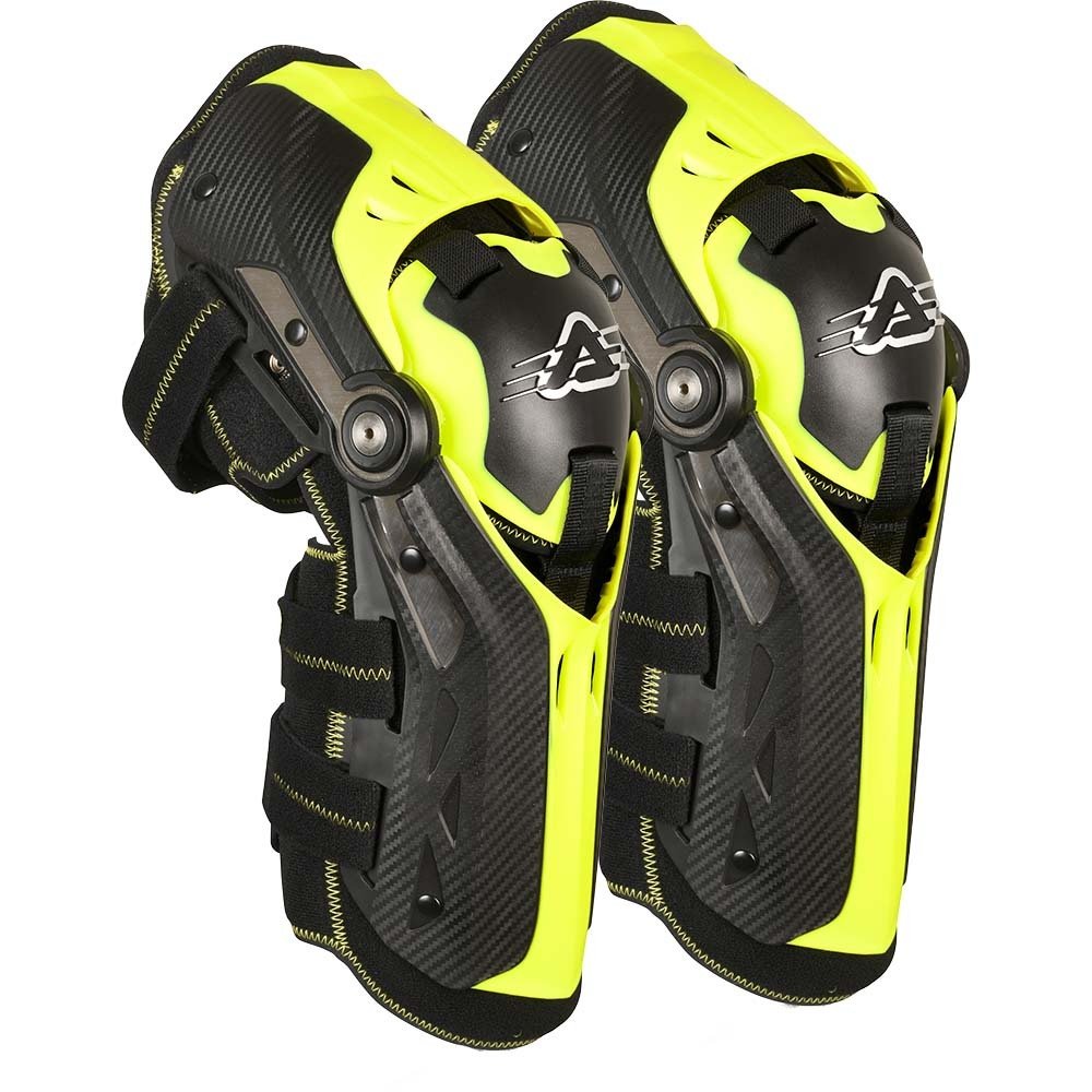 Riders Armor GorillaMax Black/Yellow Knee Guards