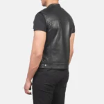 Riders Armor AtlasRider Black Leather Vest Men’s Edition – view 3
