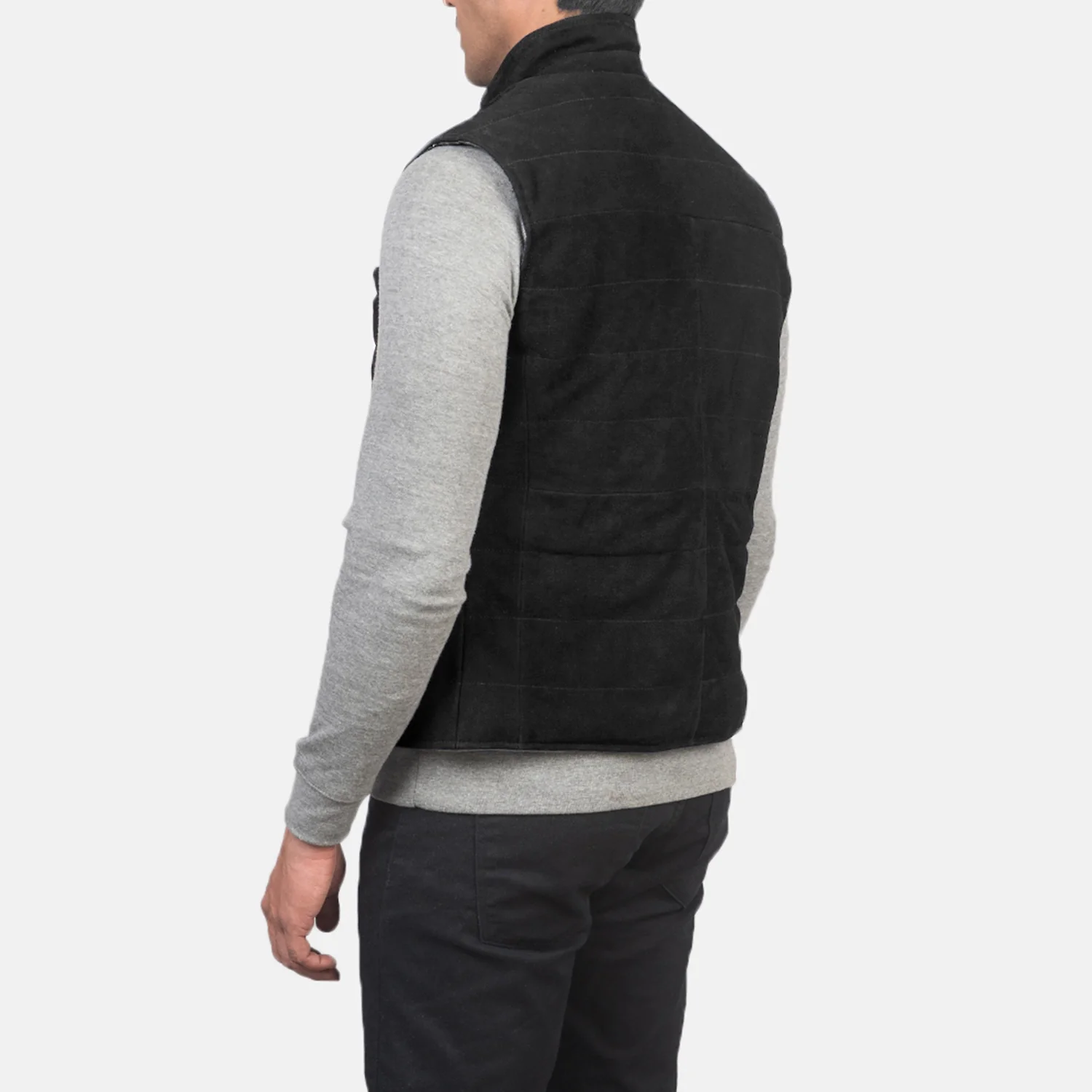 Riders Armor RogueSuede Black Leather Vest Men’s Edition - Image 2