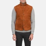 Riders Armor RogueSuede Brown Leather Vest Men’s Edition – view 5
