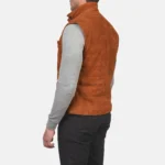 Riders Armor RogueSuede Brown Leather Vest Men’s Edition – view 2