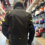 Riders Armor Storm Defender Jacket – Grey Black with a Flash of Hi-Yellow – view 5