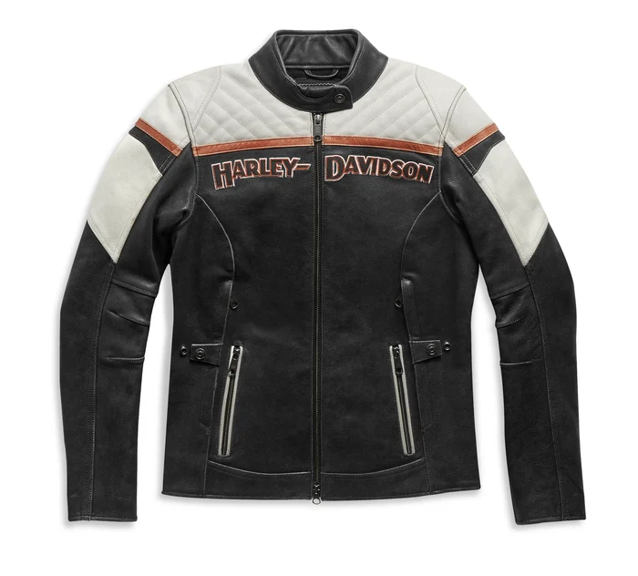 Riders Armor Women’s Triple Vent Harley Leather Jacket