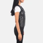 Riders Armor VandaRider Black Leather Vest Women’s Edition – view 5