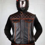 Riders Armor BlazeQuilt Leather Vest – Men’s Edition