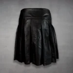 Riders Armor UtilityRogue Black Leather Kilt – view 2