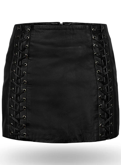 Riders Armor RebelLace Women’s Lace-Up Leather Skirt