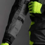 Riders Armor Elemental All-Weather Jacket – Grey with a Pop of Yellow – view 3
