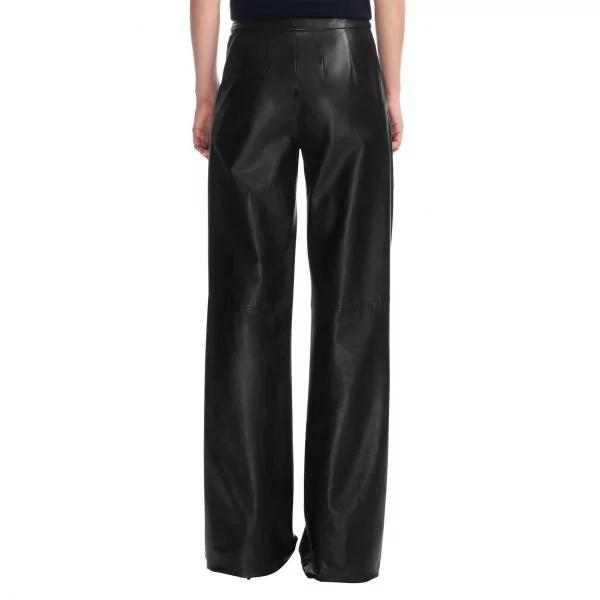Riders Armor Retro Flare Women’s Leather Bell Bottom Pants - Image 2