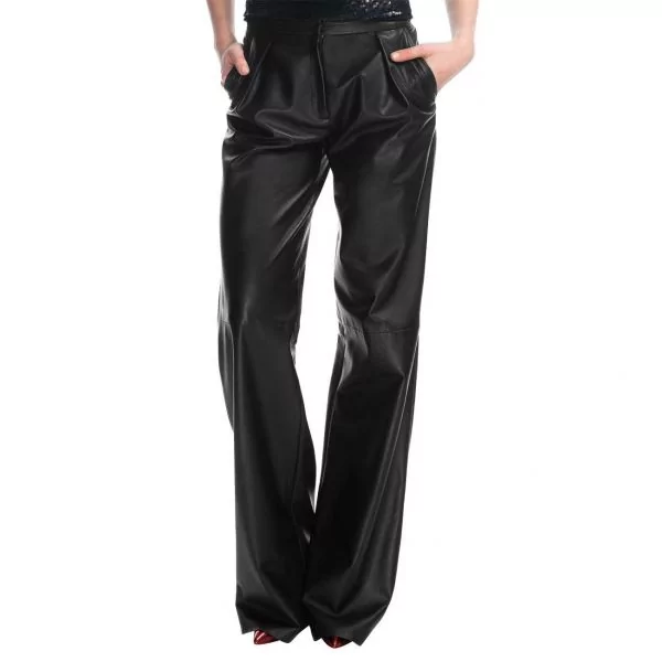 Riders Armor Retro Flare Women’s Leather Bell Bottom Pants