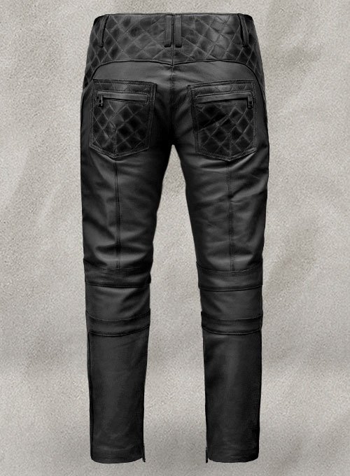 Riders Armor Outlaw Charcoal Men’s Leather Pants - Image 4