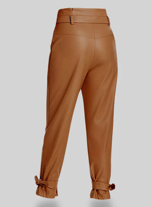 Riders Armor Knot & Go Women’s Tied Cuff Leather Pants - Image 2