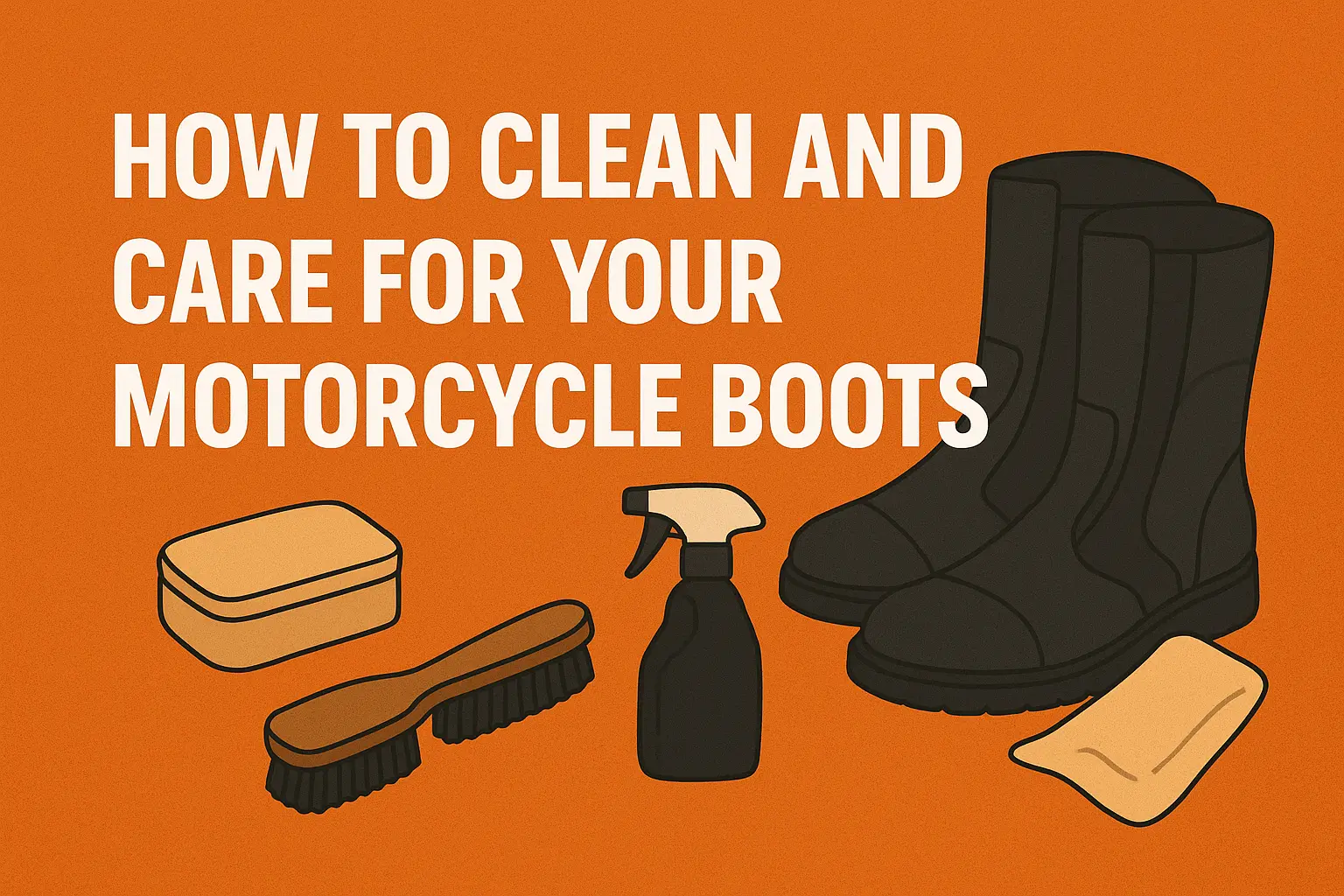 How to Clean and Care for Your Motorcycle Boots: Extend Their Life