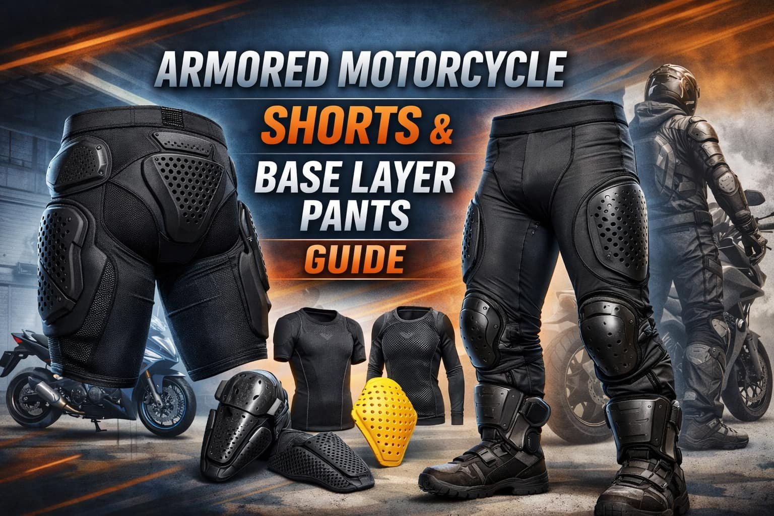 Armored Motorcycle Shorts & Base Layer Pants Guide