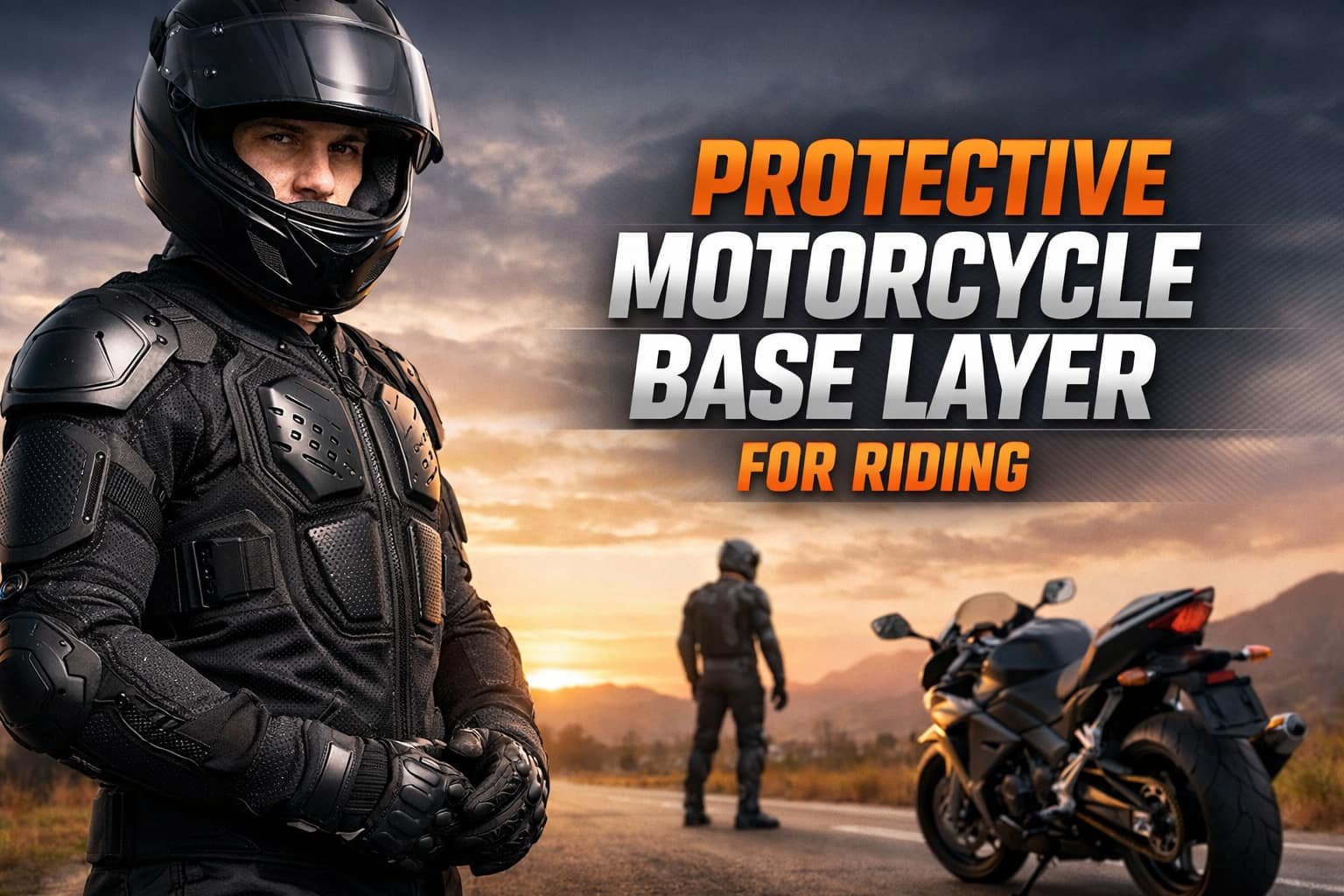 Protective Motorcycle Base Layer for Riding Safety