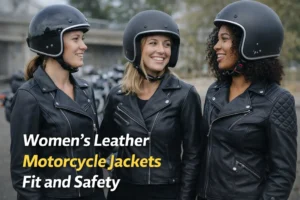 Women’s Leather Motorcycle Jackets Fit and Safety