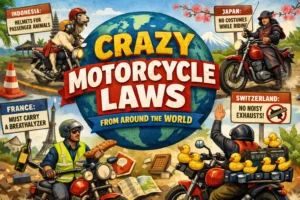Crazy motorcycle laws from around the world