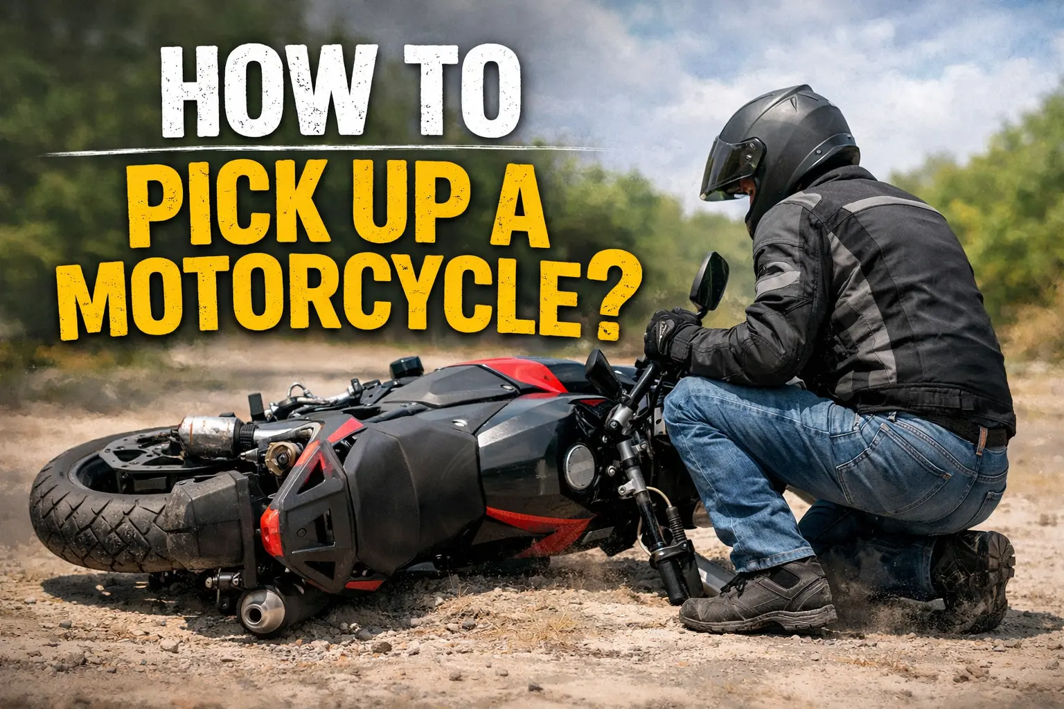 How to Pick Up a Motorcycle?