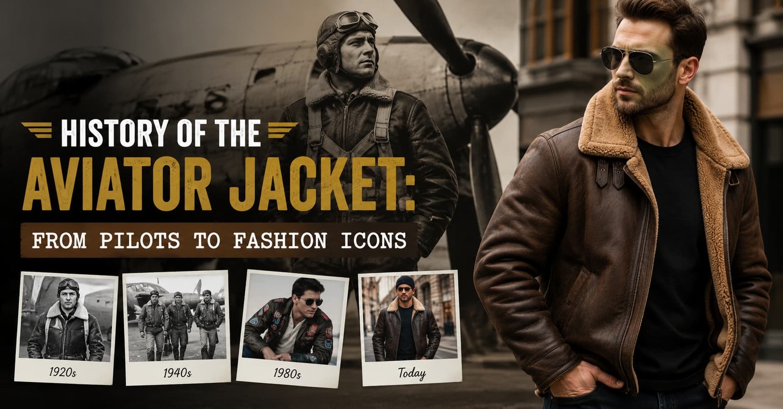 History of the Aviator Jacket: From Pilots to Fashion Icons