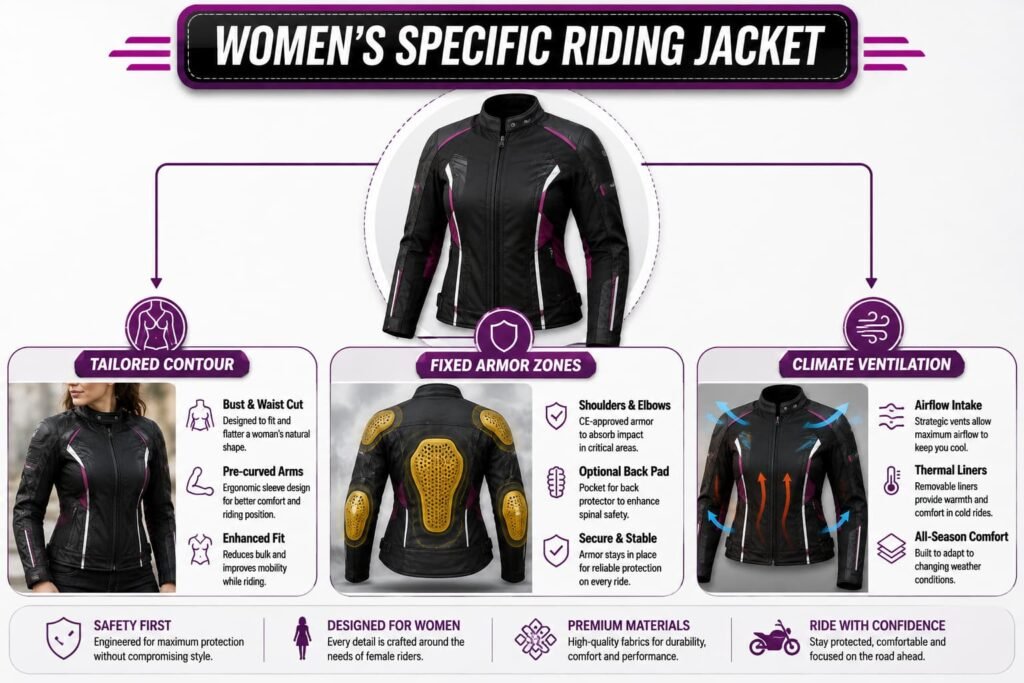 WOMEN'S SPECIFIC RIDING JACKET